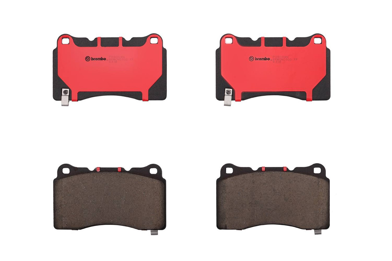 Brembo 12-21 Tesla S/14-17 Ford Mustang Front Premium NAO Ceramic OE Equivalent Pad - P09004N